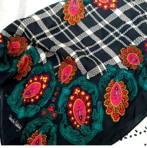 Diane Von Furstenberg 100 % Silk scarf Large